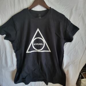 A Grumph  band t shirt Ladies Large  Black